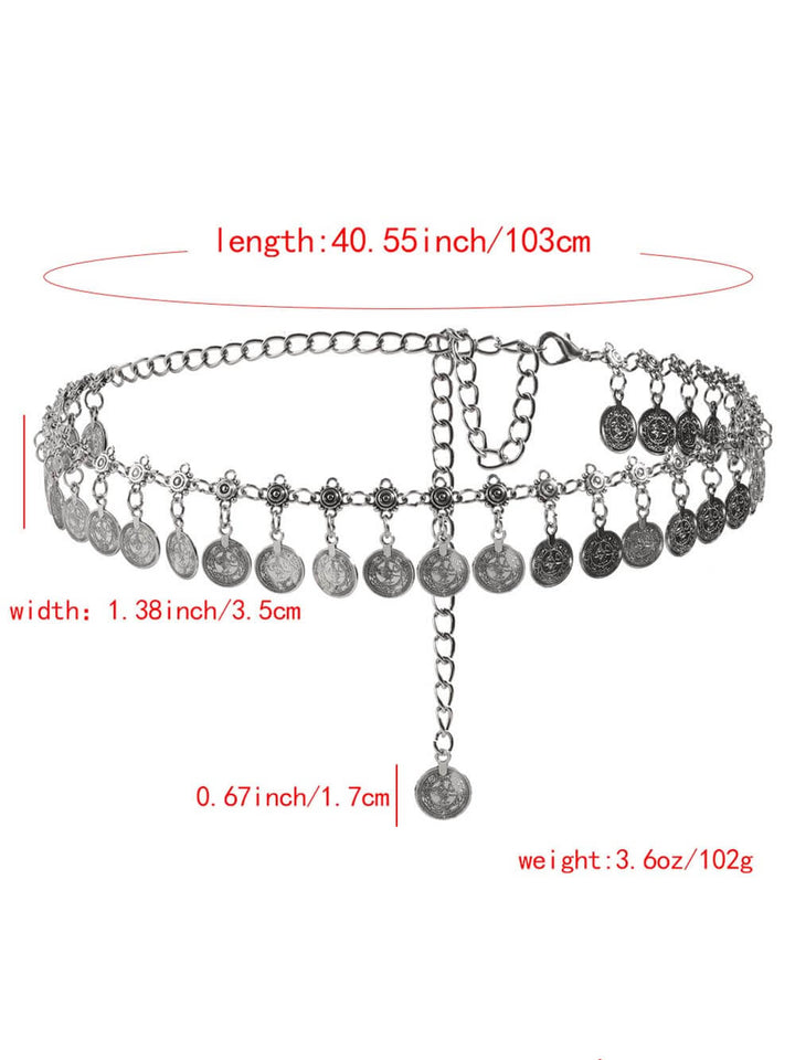 Ethnic Style Geometric Waist Chain