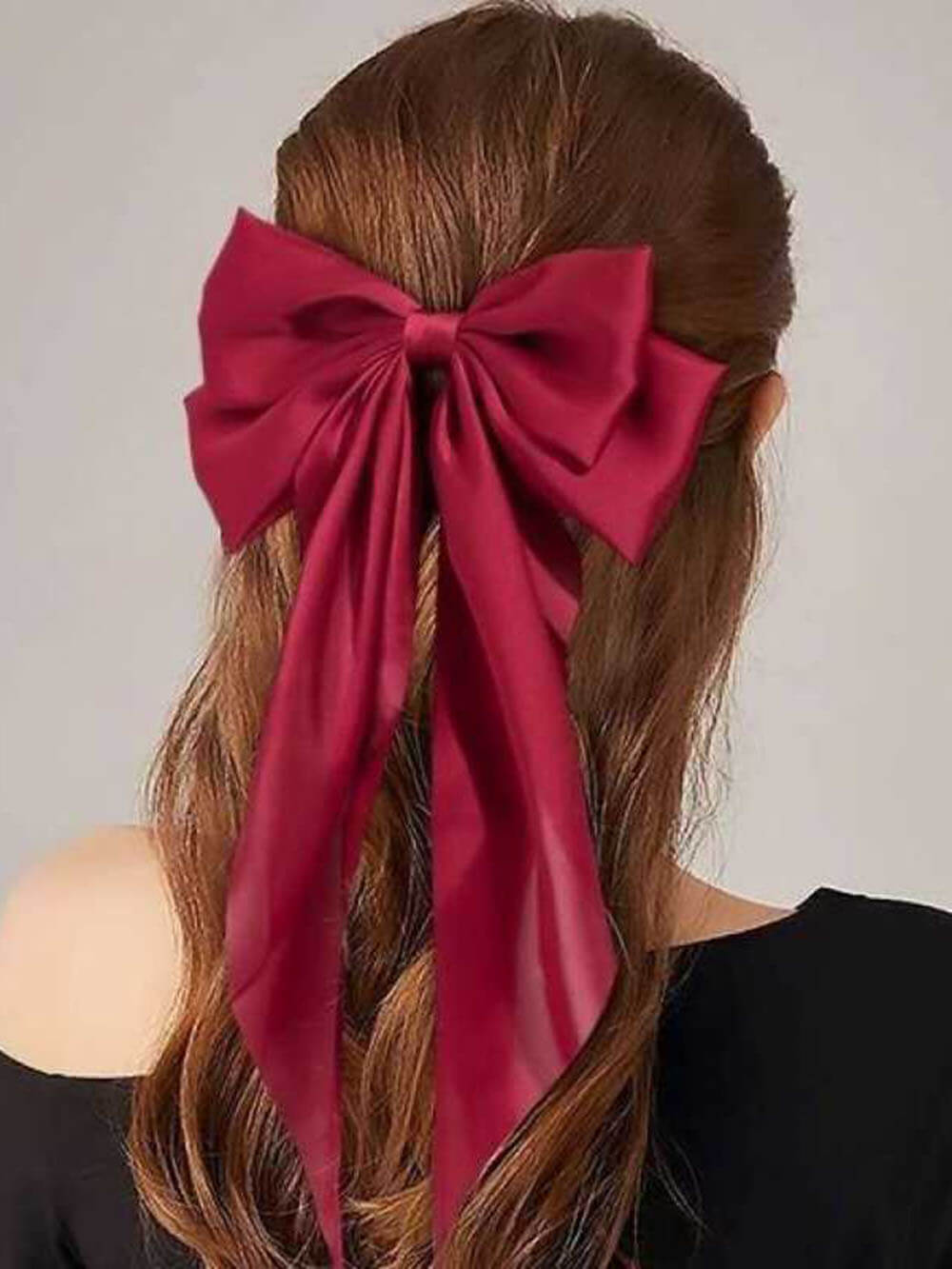 Retro Ribbon Bow Hairpin Headdress