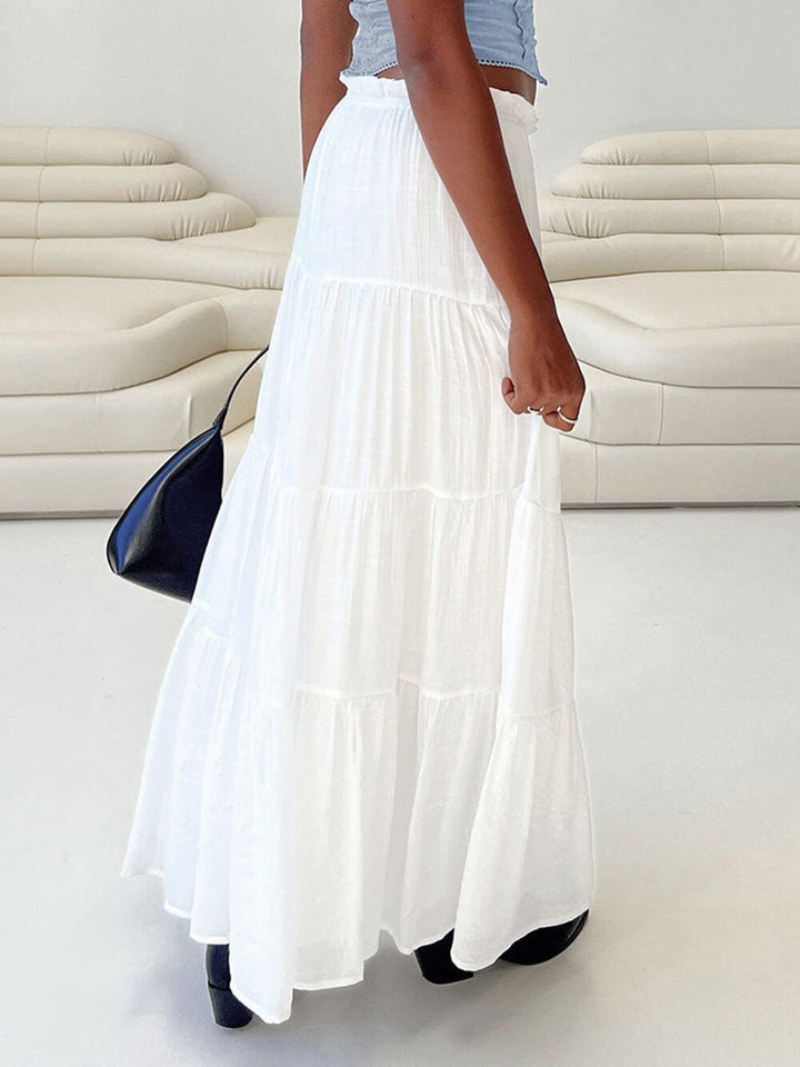 Casual för strandsemester A-line kjol