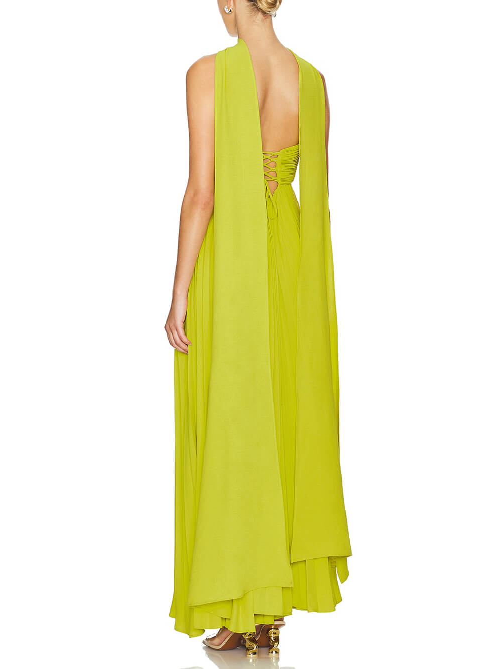 Exquisite Elegant Pleated Off-the-shoulder Party Maxi Dress
