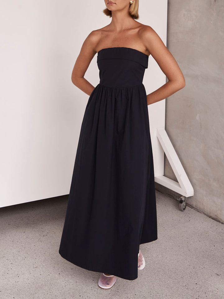 Μίντι φόρεμα στράπλες Tulare Resort Style