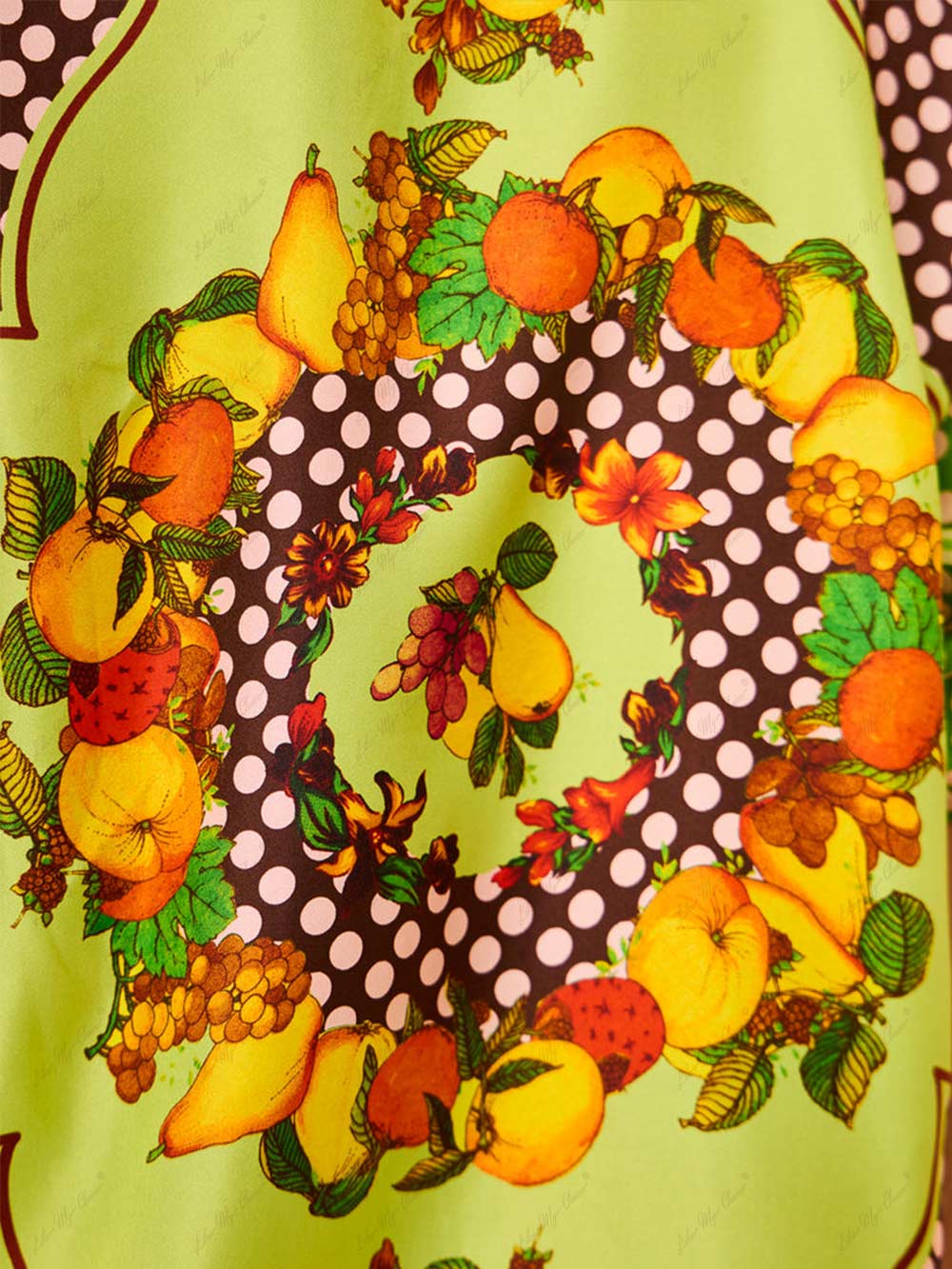 Flerfärgad tryckt citronskjorta