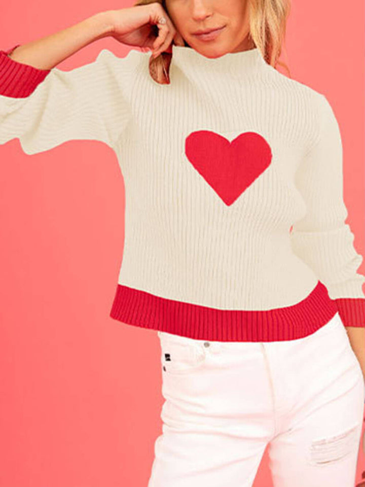 Valentine Love Turtleneck Sweater