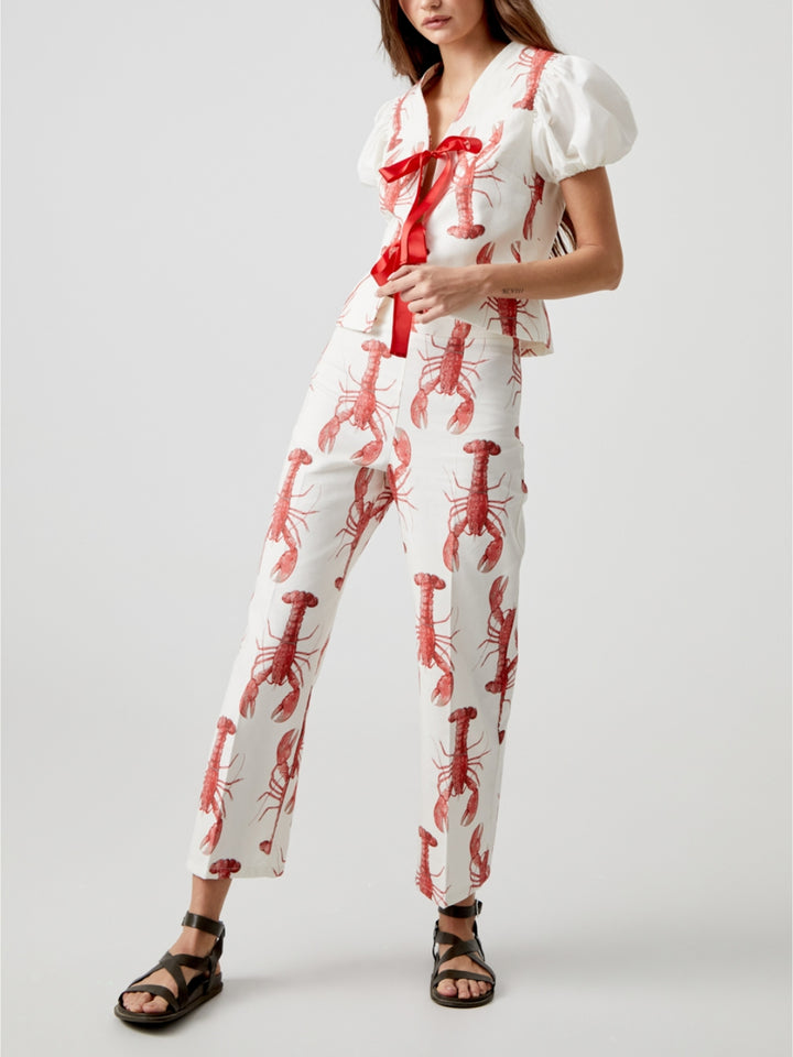 Ίσιο παντελόνι Lobster Print