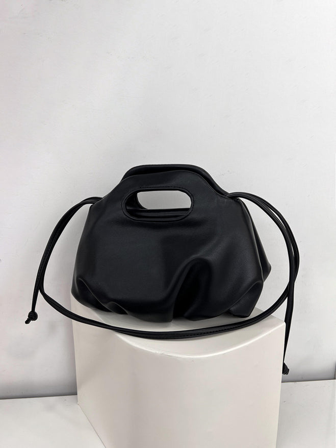 Vielseitige One-Shoulder-Crossbody-Handtasche in reiner Farbe