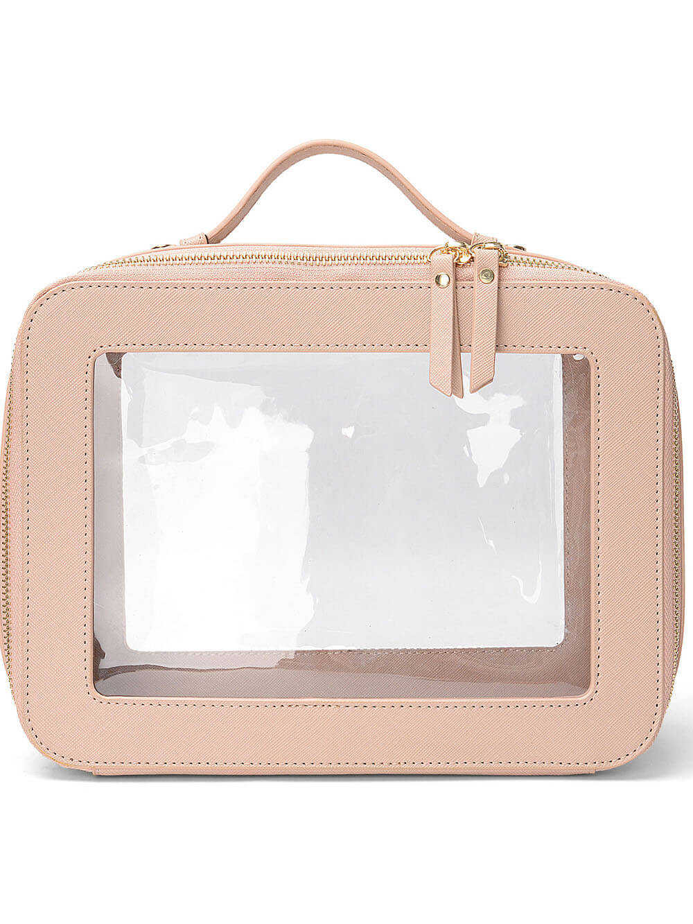 透明なPUポータブル化粧バッグ
