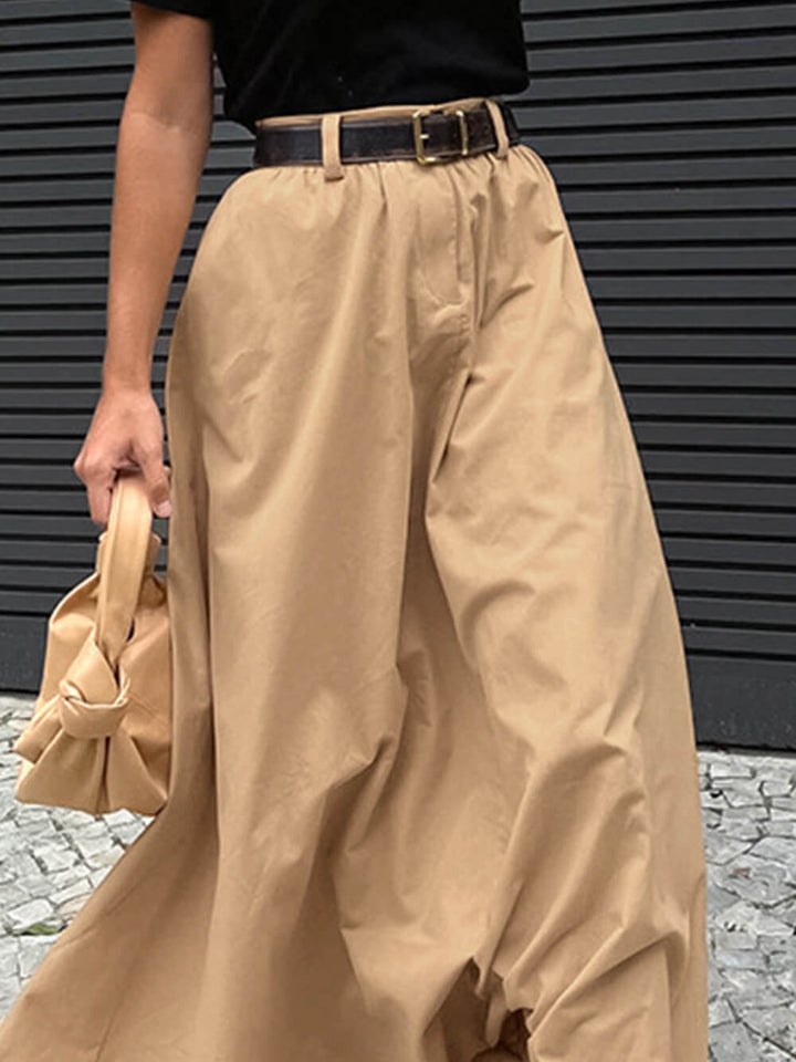 Personalized Street Style Loose Long Skirt
