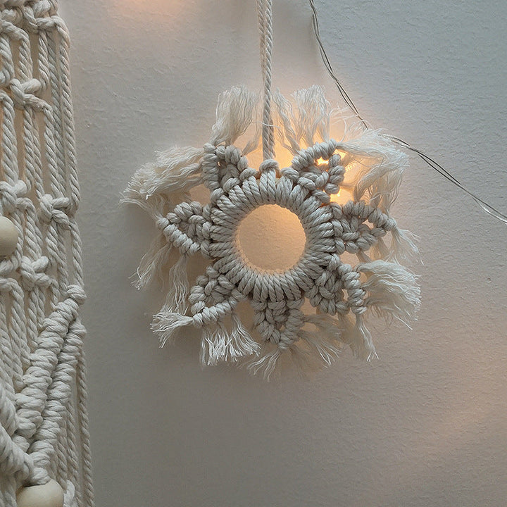 Cotton Star Wall Hanging: Chique huisaccent