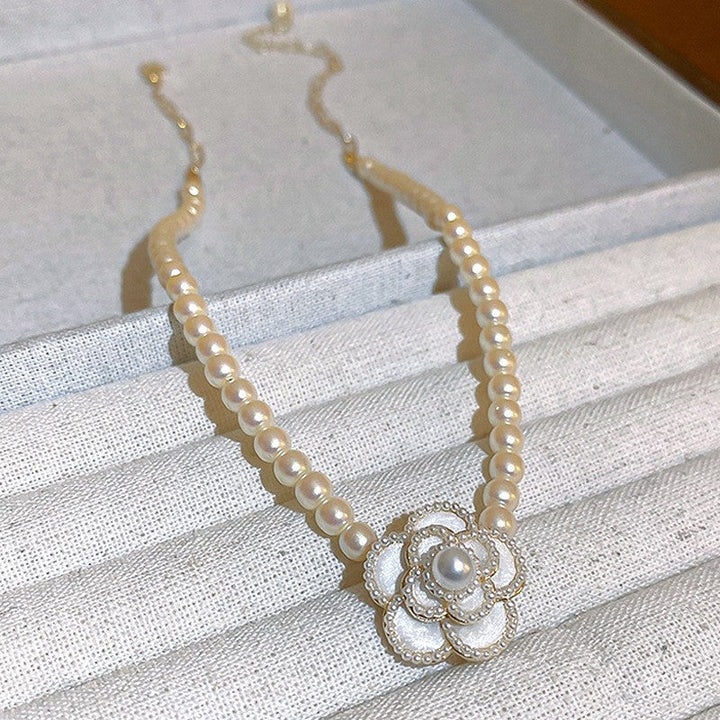 Vintage Moud Ronn Bead Pearl Halskette