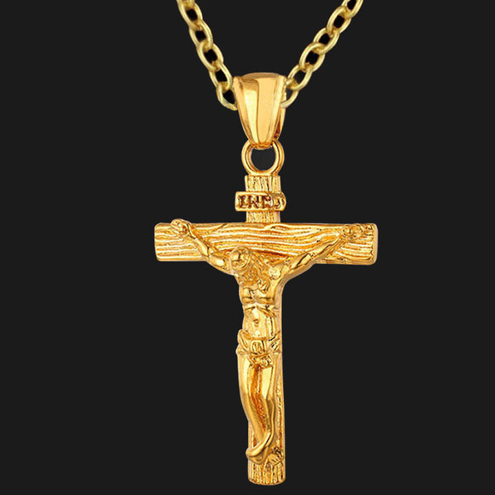 Easter Cross Clavicle Necklace