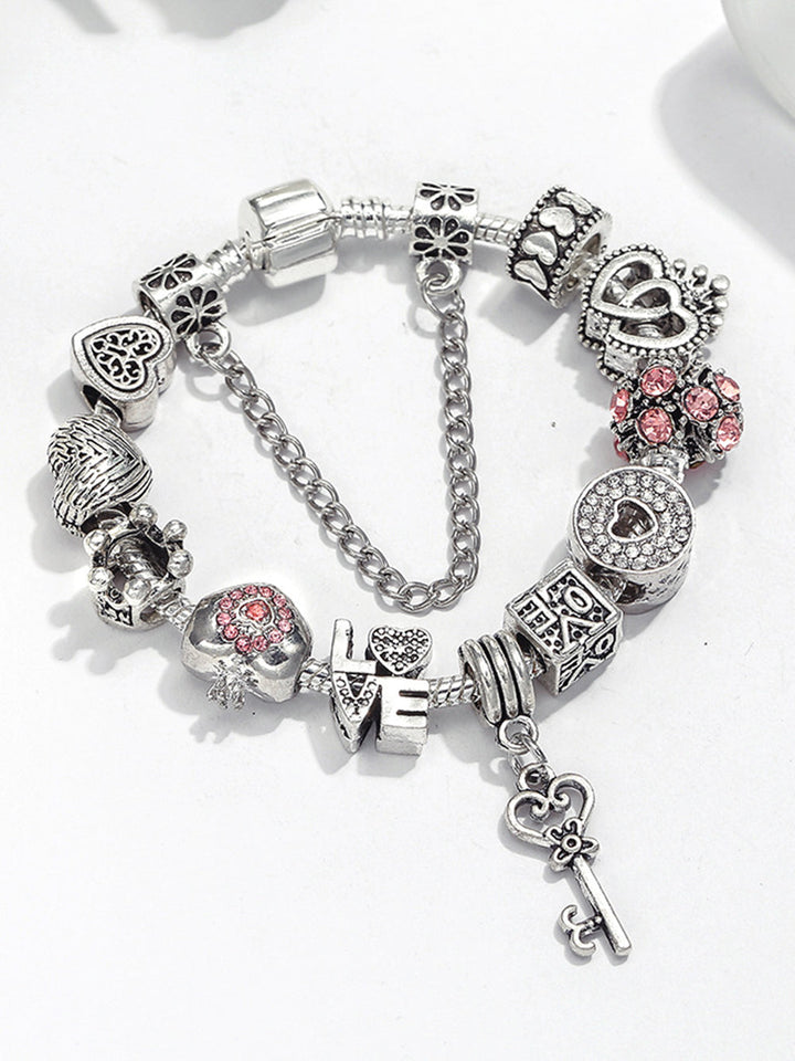 Heart Lock Key Love Bracelet