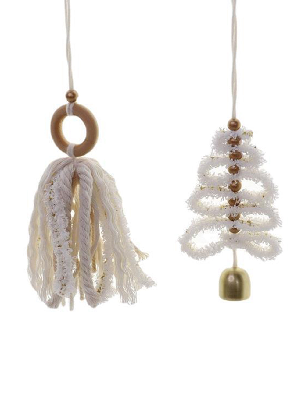 Ornamenti per l'albero di Natale in stile bohémien