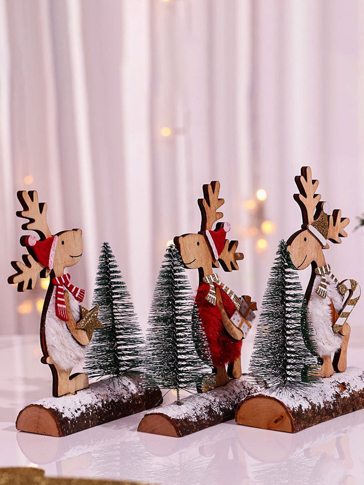 Christmas Cedar Tre dekorasjoner