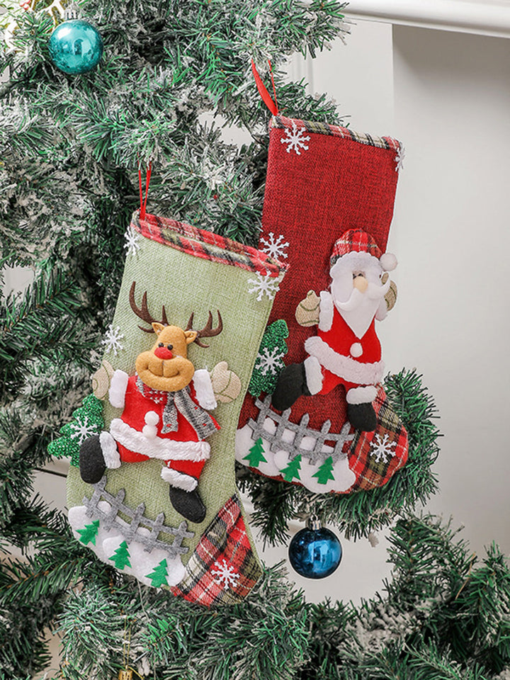 Decorazioni per sacchetti di caramelle per calze di Natale