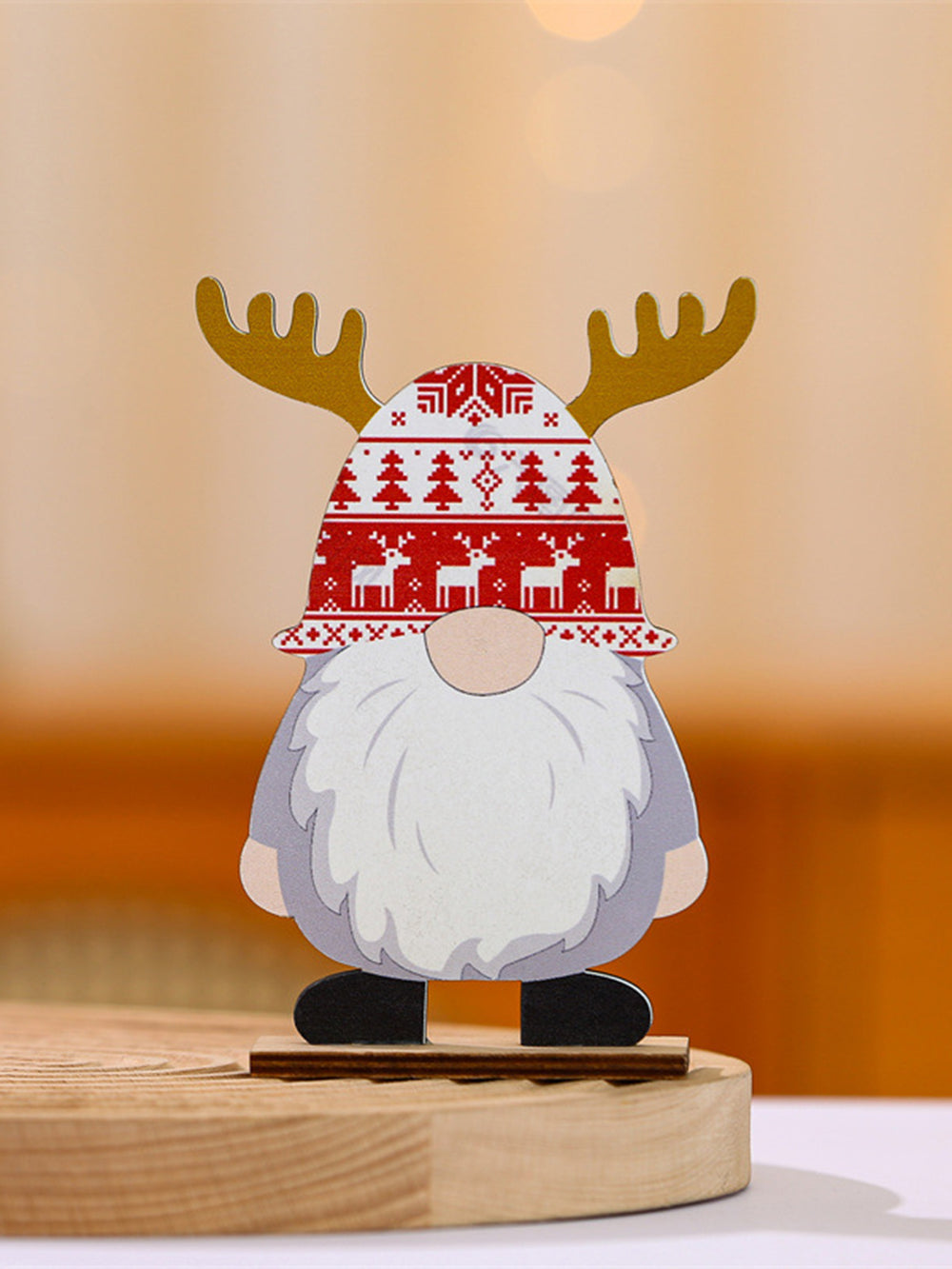 Jul Ansiktsløs gammel mann dekorative ornamenter