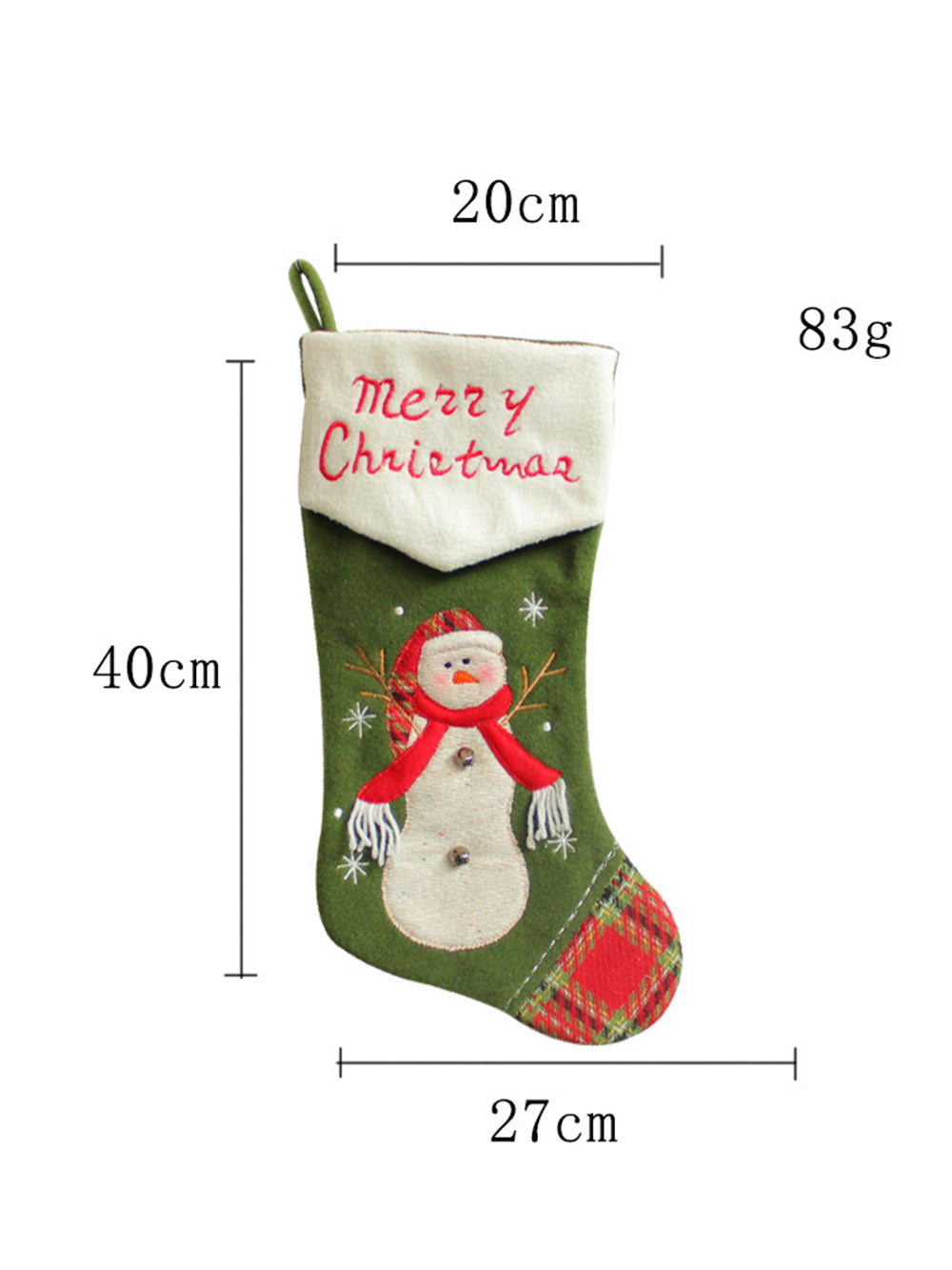 Χριστουγεννιάτικο Δώρο Κάλτσες Candy Bag κρεμαστό παράθυρο