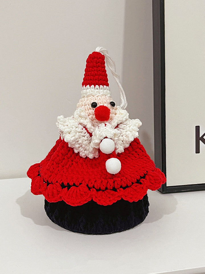 Christmas Tree Old Man's Wool Crocheted Christmas Gift