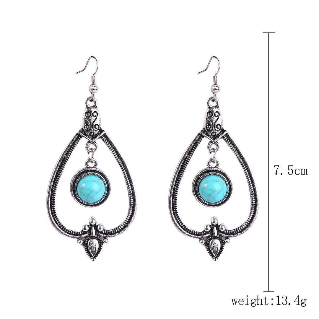 Turquoise Vintage Country Style Earrings