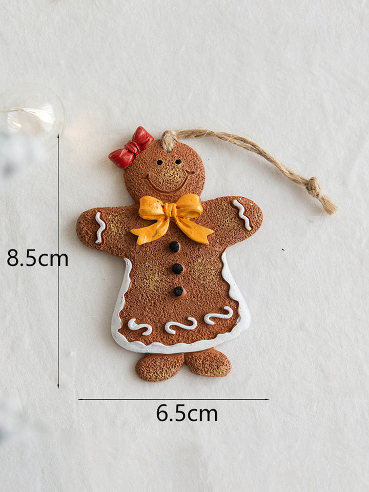 Gingerbread Man Decorated With Christmas Decorations