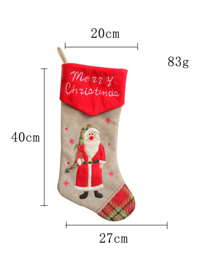Vánoční dárek Ponožky Candy Bag Window Přívěsek