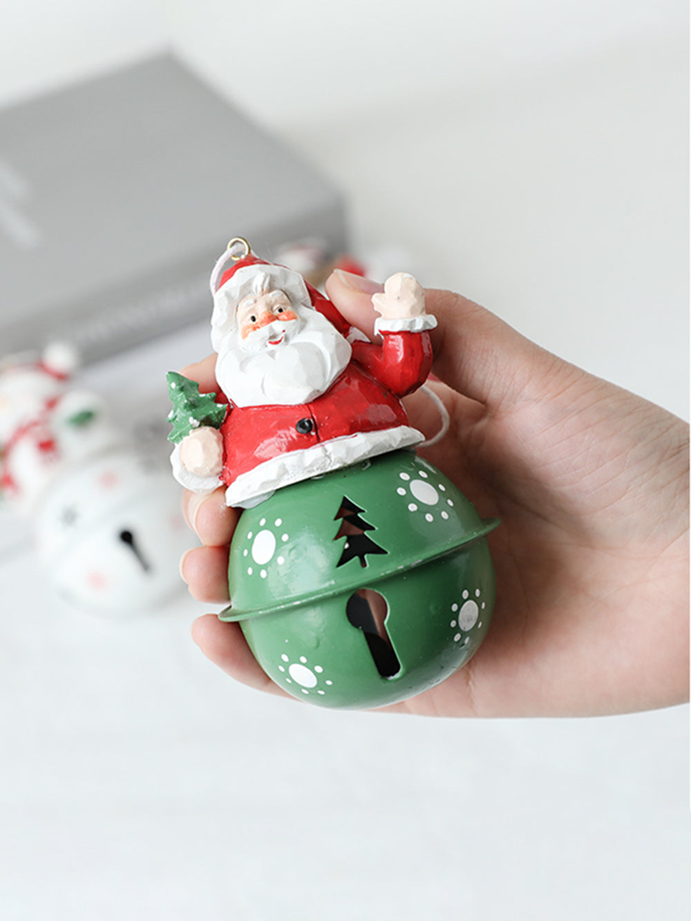 Ciondolo per albero di Natale con campana decorativa natalizia