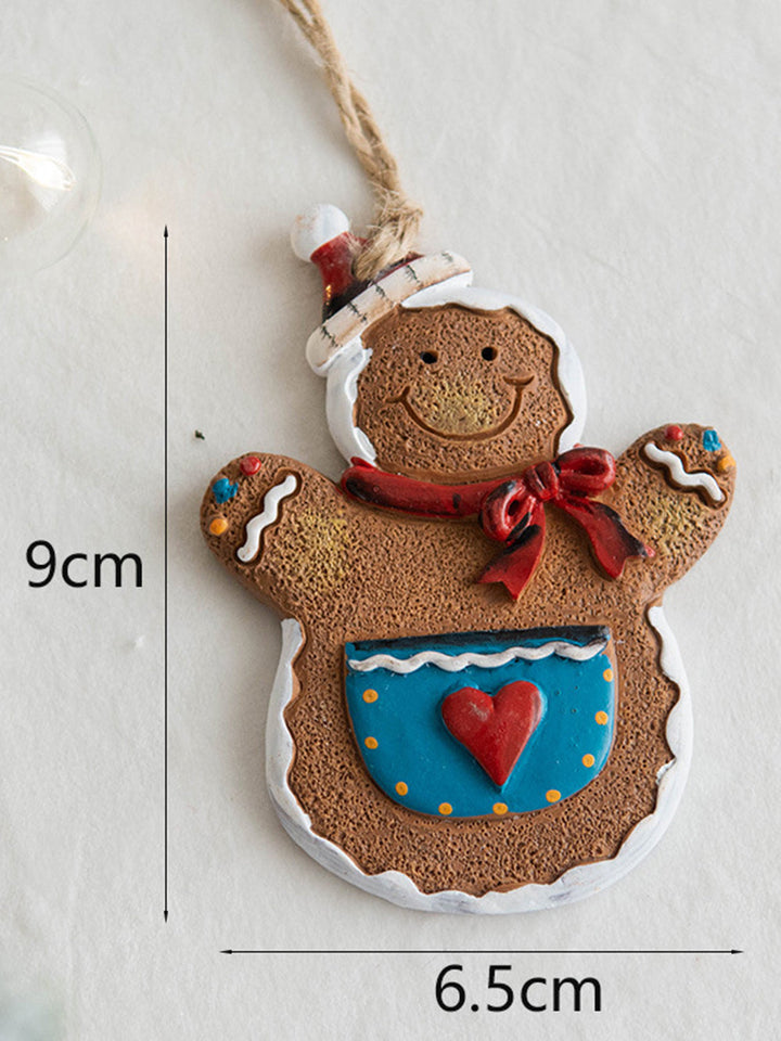 Gingerbread Man Decorated With Christmas Decorations
