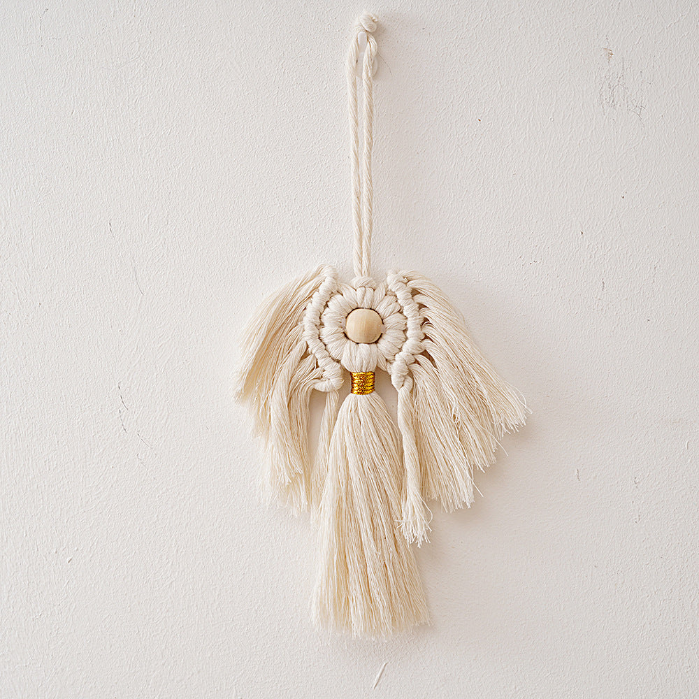 Cotton Star Wall Hanging: Chic Home Accent