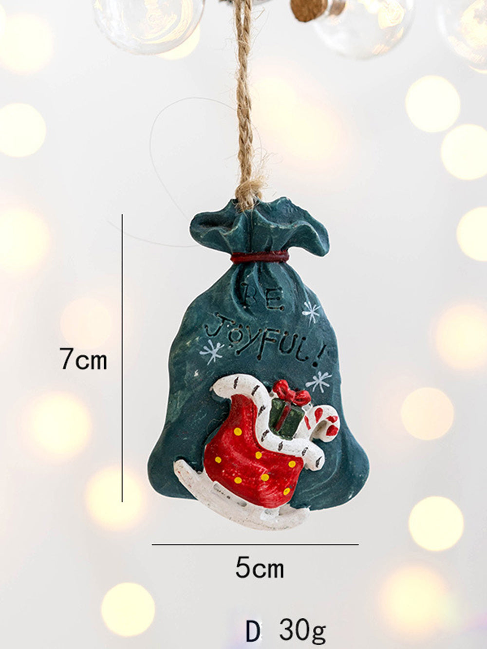 Colgante pequeño para decoración de árbol de Navidad