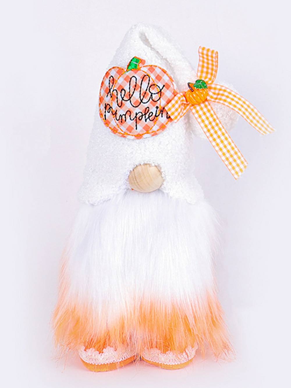 Χριστουγεννιάτικη διακόσμηση με όρθια φιγούρα κούκλας χωρίς πρόσωπο