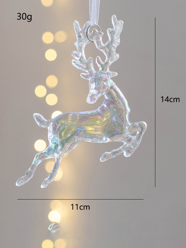 Christmas Transparent Colorful Decorative Pendant