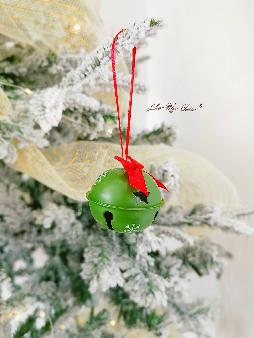 Kerstboom bedrukte Bell Garden Bell hanger