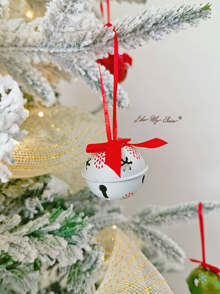 Ciondolo campana da giardino con campana stampata albero di Natale