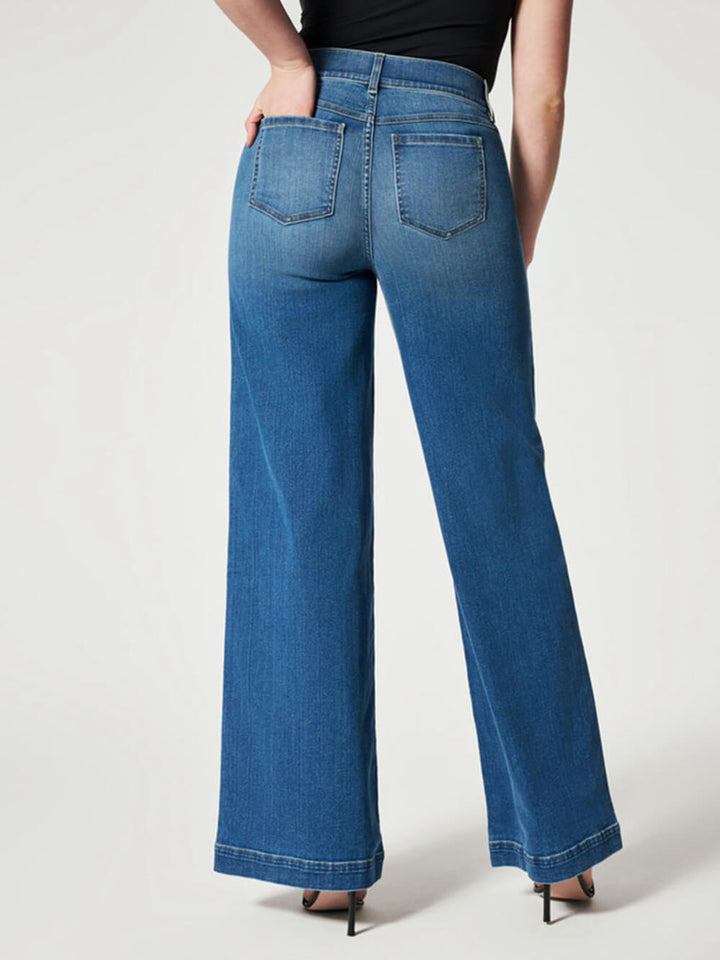 Breet-Been Mid-Rise Jeans