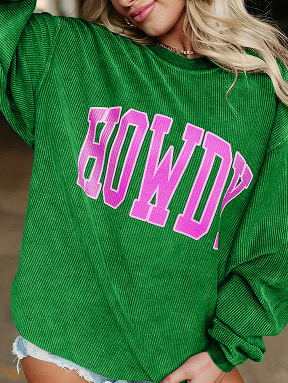 Lässiges Sweatshirt mit Buchstabendruck