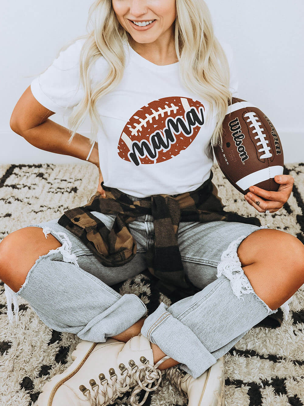 Football Mama  T-shirt