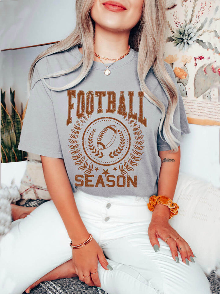 Cute Trendy Football Season T-Shirt