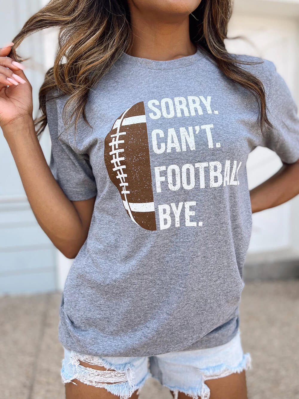 Sorry. Can¡¯T. Football. Bye. Unisex Comfy Tee