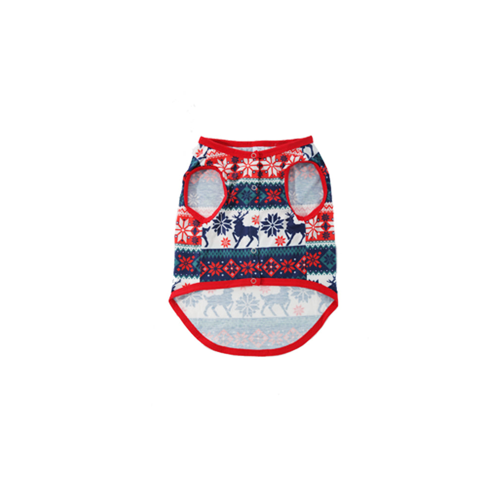 Świąteczne zestawy piżam rodzinnych Deer (z ubrankami dla psów)