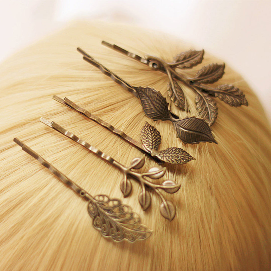 Ręcznie robiona biżuteria Forest Bronze Akcesoria do włosów Barrette