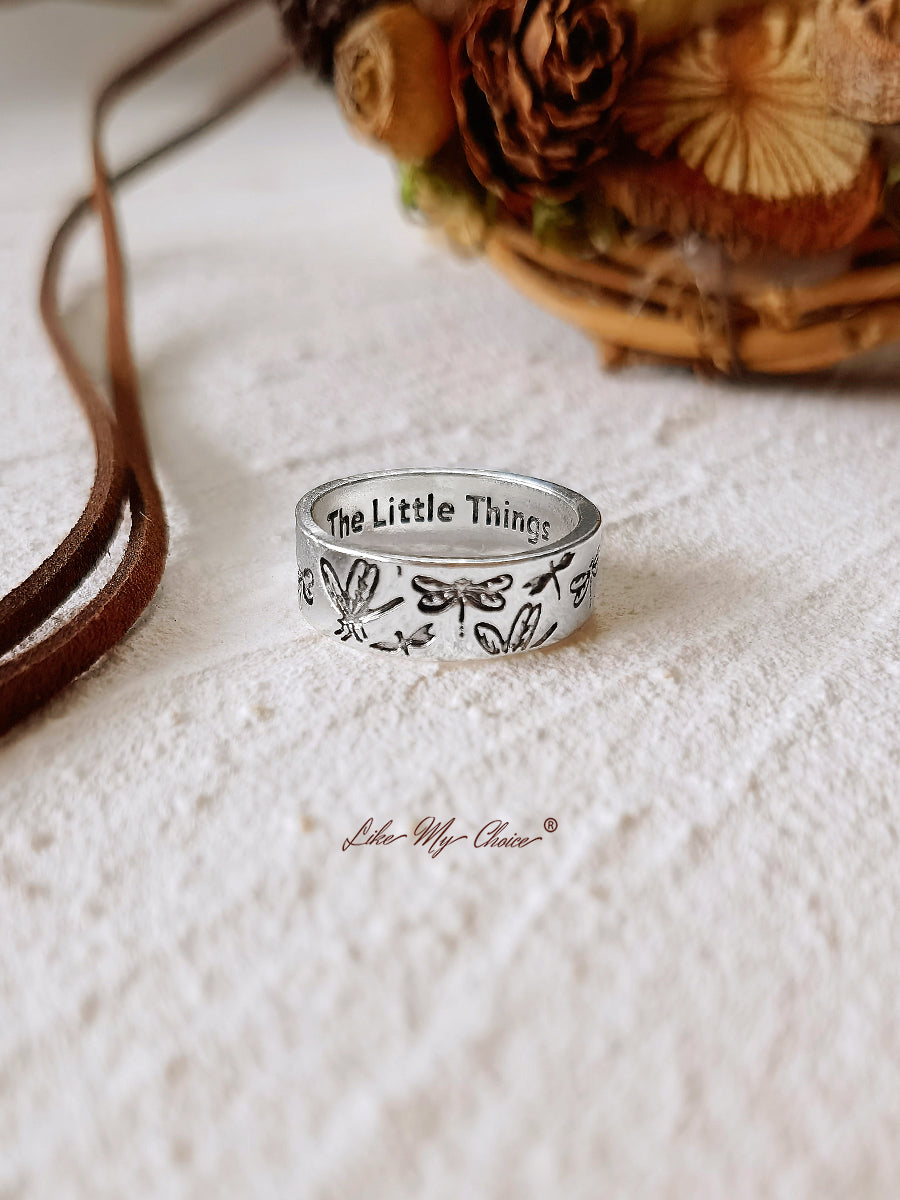 Appreciate the Little Things Dragonfly Ring