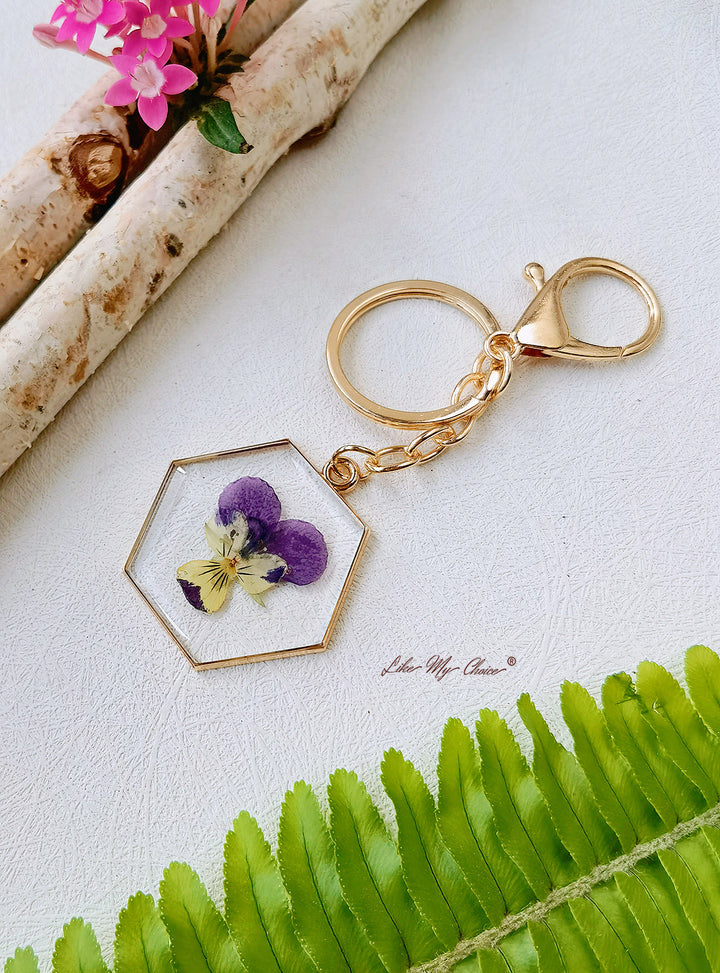 Porte-clés orchidée dansante