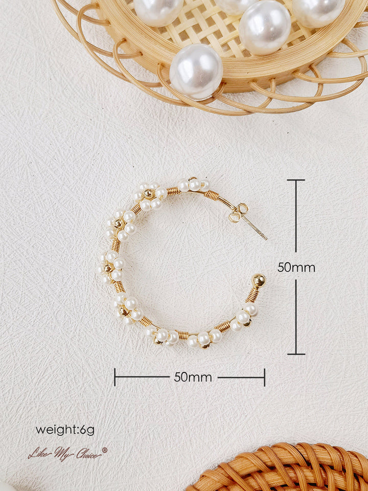 Whimsical Pearl Muses: orecchini di perle nuvolose ispirati a Boho