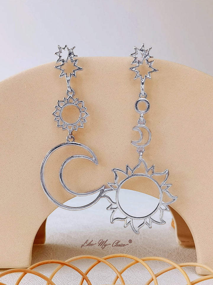 Sun & Moon Goddess Earrings