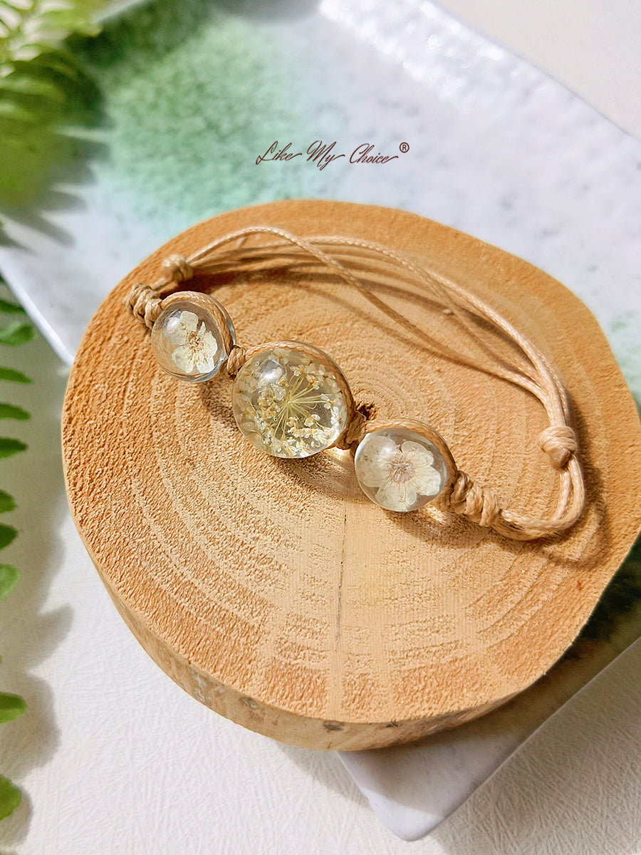 Kiischtebléieschau Gemstone Glass Cover Charms Upassbar Seel Strand Bangle Bracelet
