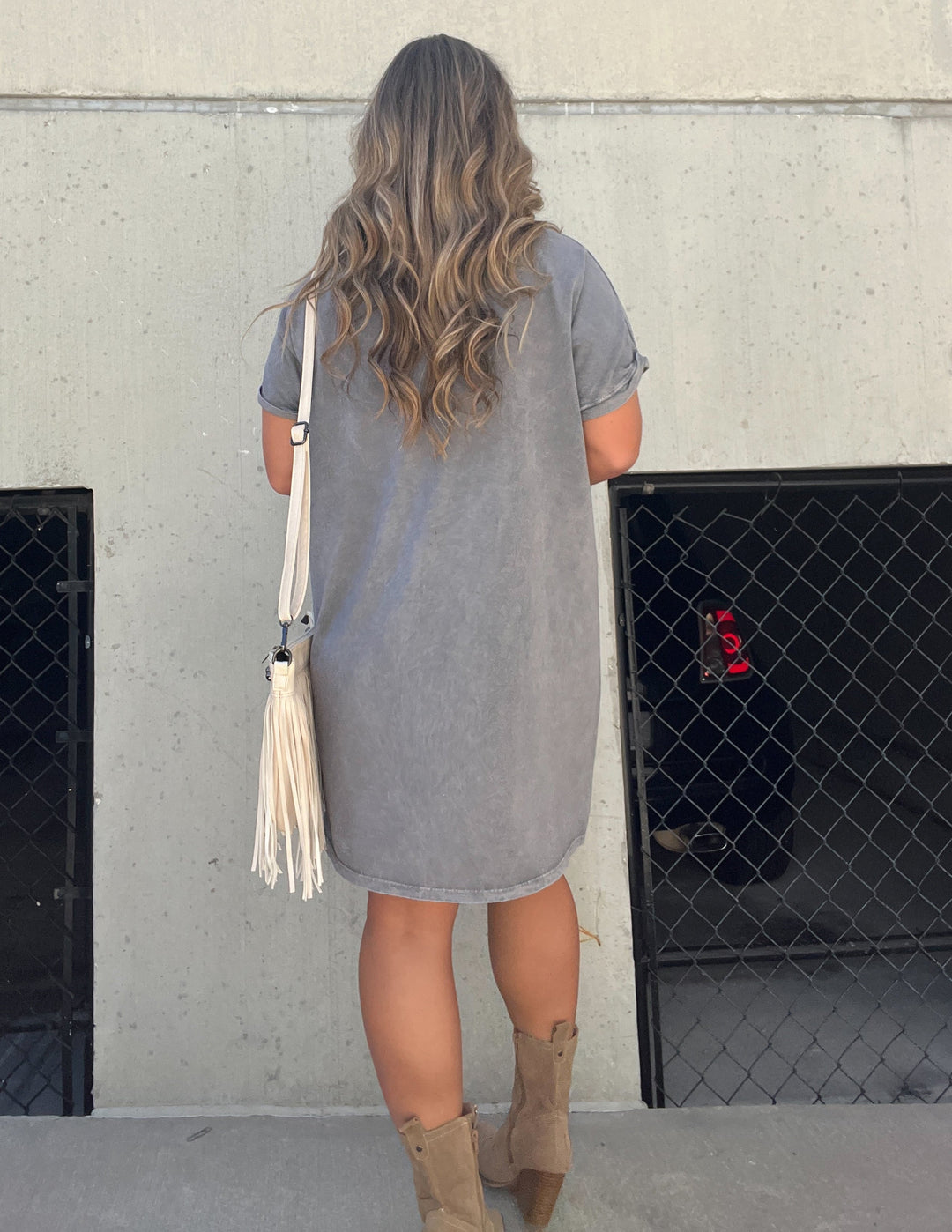 Nashville Mineral Washed Graphic Tee Dress