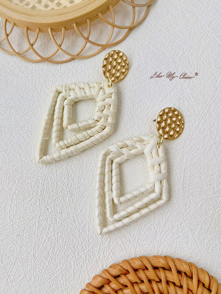 Handmade Bohemian Geometric Earrings