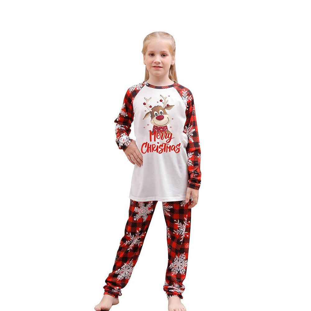 Schéi Chrëschtdag Santa a Tree Matching Family Pyjamas Set
