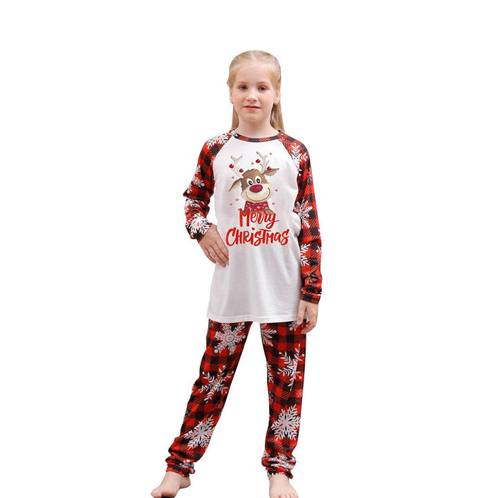 Glædelig jul julemand og træ matchende familie pyjamas sæt