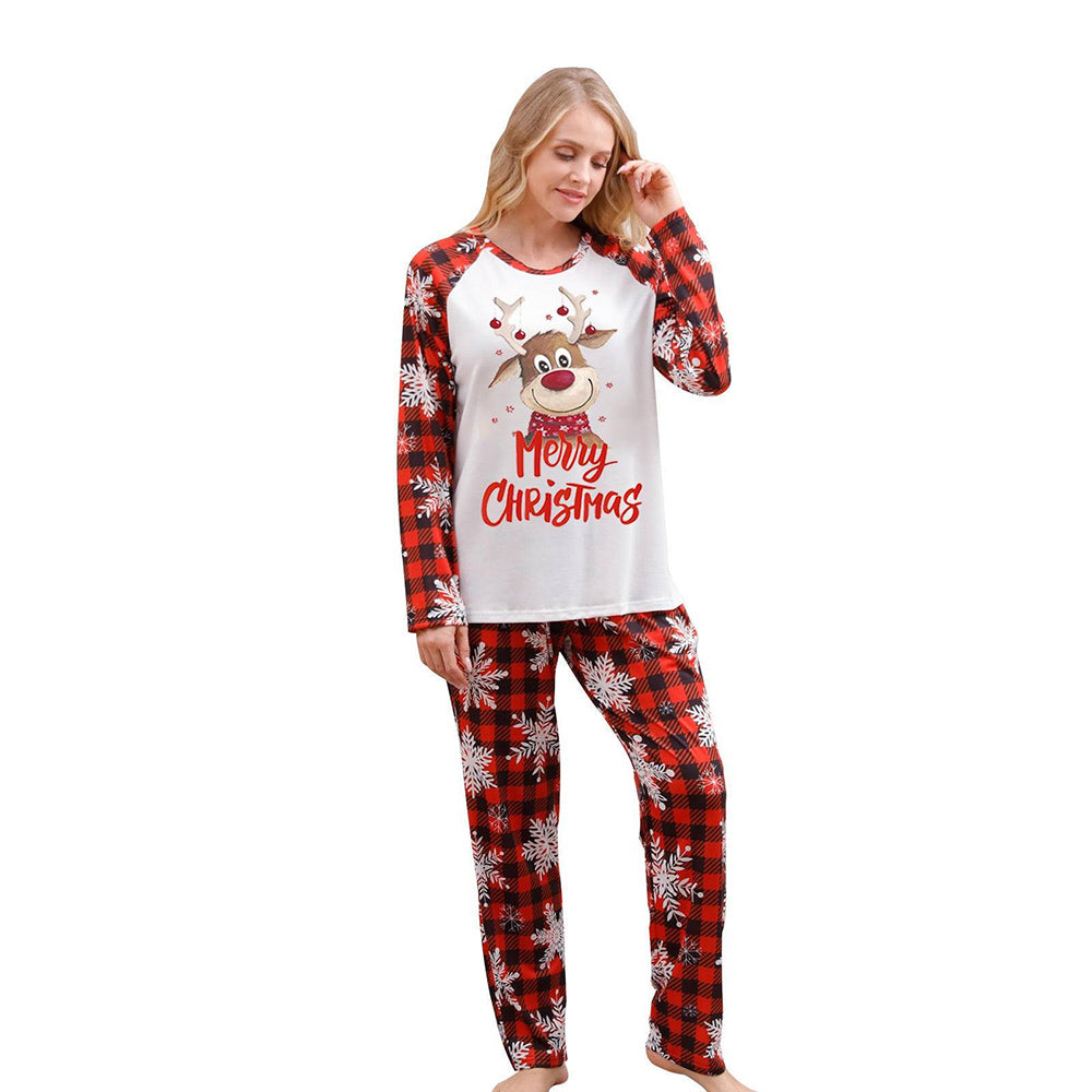 Veselé Vánoce Santa a strom odpovídající rodinné pyžamo Set