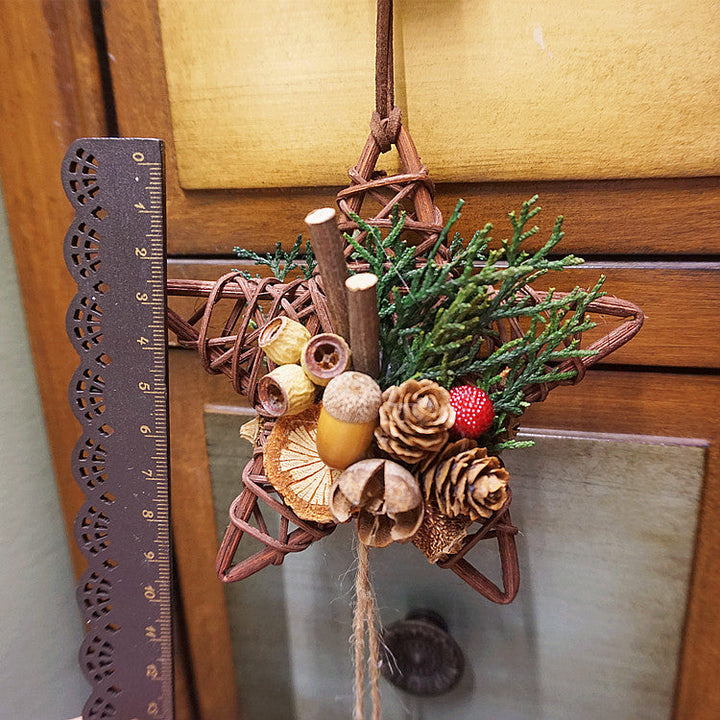 Julepynt anheng - Forest Pine Cone Bell Bil hengende
